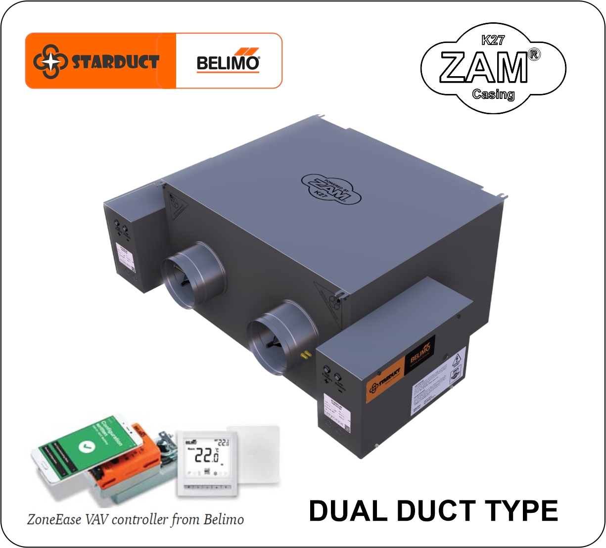 Dual Duct Type VAV Box